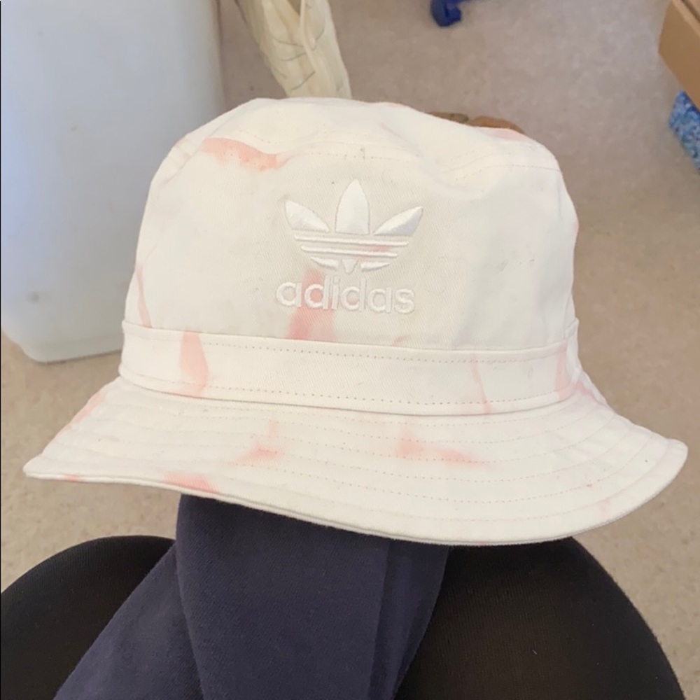 Tie Dyed Adidas Bucket Hat